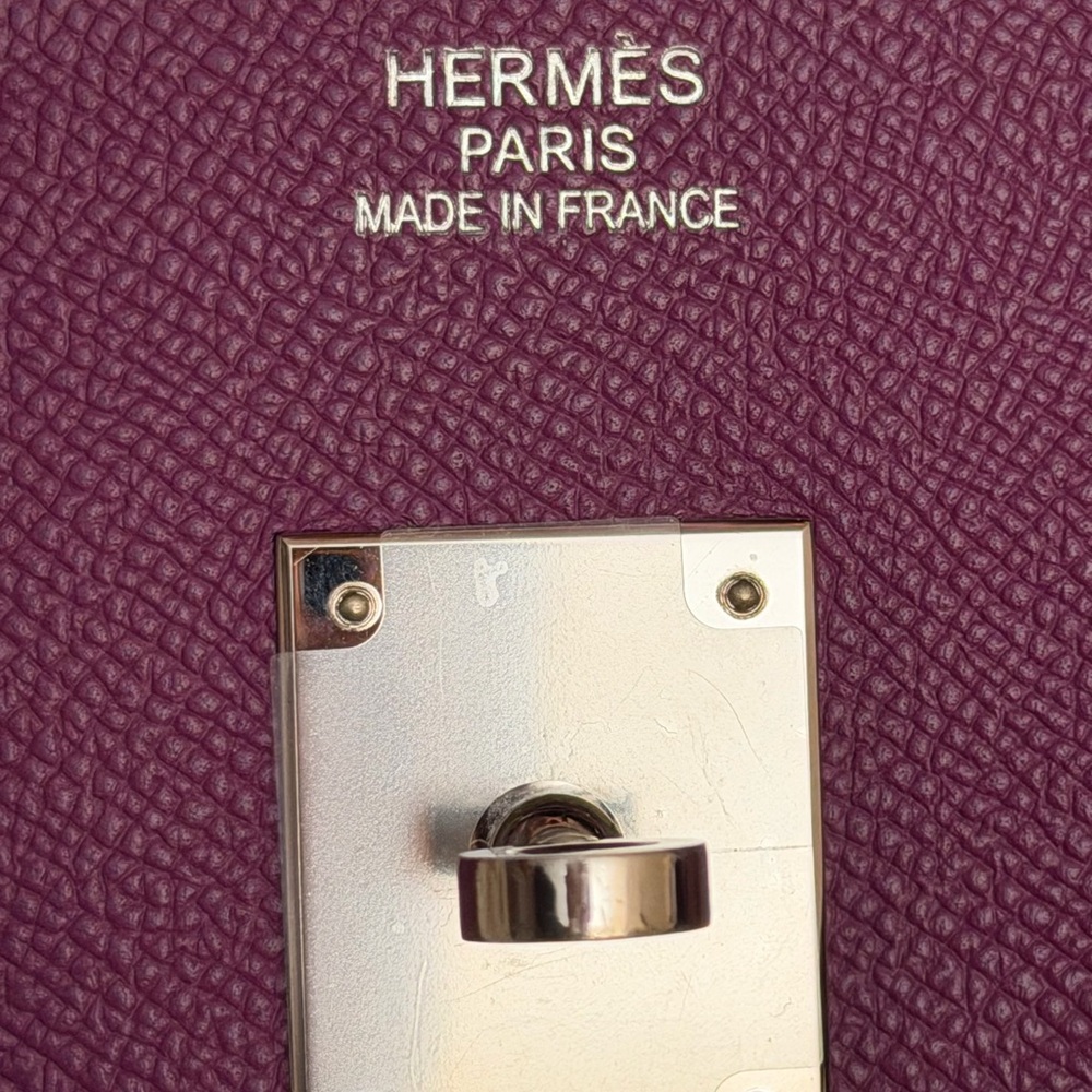 Hermes Birkin 35 Epsom Anemone Bag PHW - Picture 14 of 16